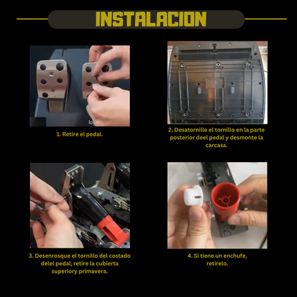 Kit de ajuste de pedal de freno para Logitech G25/G27/G29/G920/G923