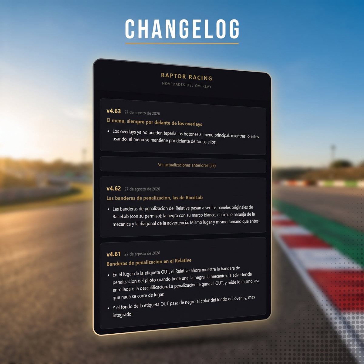 iRacing Overlay RaptoRacing GRATIS