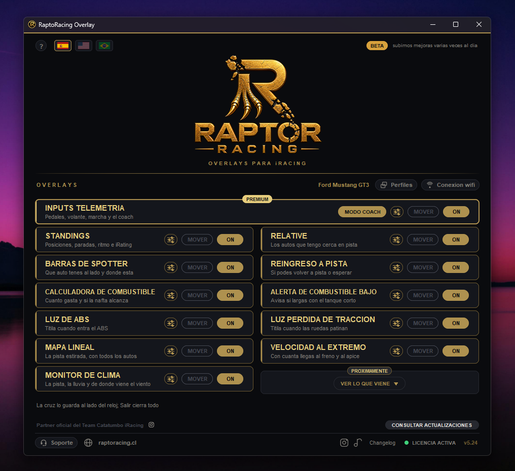 iRacing Overlay RaptoRacing GRATIS